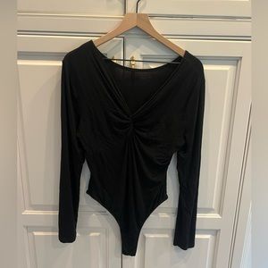 Black Twist Bodysuit